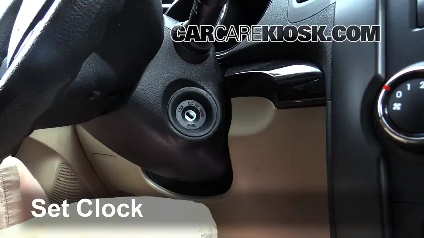 2013 Kia Sorento LX 2.4L 4 Cyl. Sport Utility (4 Door) Clock